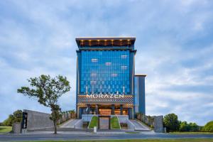 a building with a sign that reads wolfenstein at MORAZEN Yogyakarta in Temon