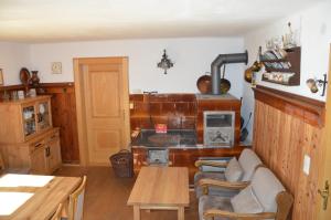 Kuchyň nebo kuchyňský kout v ubytování Ferienhaus Bognerhof