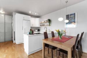 Kjøkken eller kjøkkenkrok på Charming Apartment in Central Reykjavík