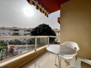 A balcony or terrace at Las Palomas Beach
