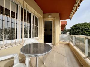 A balcony or terrace at Las Palomas Beach