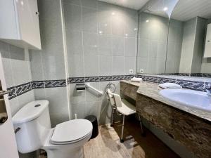 A bathroom at Las Palomas Beach