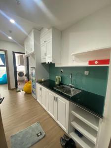 Dapur atau dapur kecil di ECORIVER HẢI DƯƠNG Khách sạn căn hộ cao cấp view triệu Đô La
