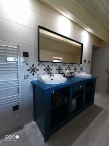 Et badeværelse på Maison Bressanne