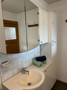 Kúpeľňa v ubytovaní Sepplhütte