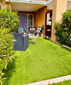 Vrt pred nastanitvijo CAP ESTEREL Appartement