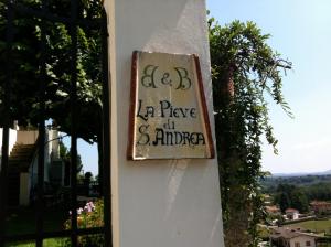 Certifikát, hodnocení, plakát nebo jiný dokument vystavený v ubytování La Pieve Di Sant'Andrea
