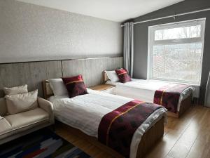 Khovuun hotel客房内的一张或多张床位