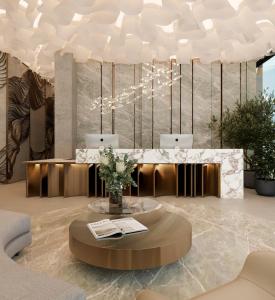 Posezení v ubytování Bellman Hotel