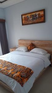 Ένα ή περισσότερα κρεβάτια σε δωμάτιο στο Villa iskha
