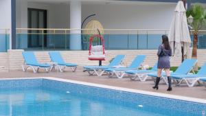 A piscina localizada em Si Hotel&Spa ou nos arredores