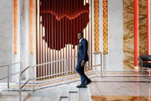 Asiakkaita majoituspaikassa Velero Hotel Doha Lusail