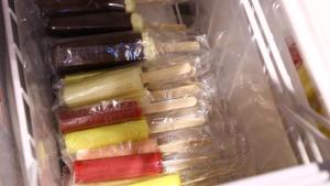 a plastic container filled with different colored candies at Onyado Nono Sendai Natural Hot Spring in Sendai