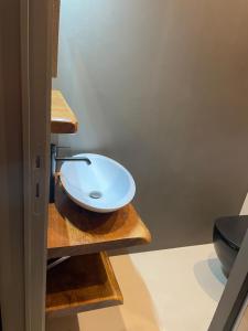 Koupelna v ubytování B&B A L'aise
