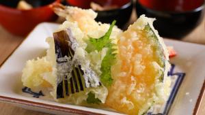 a plate of food with a piece of cake at Onyado Nono Sendai Natural Hot Spring in Sendai
