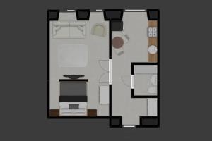 Plan piętra w obiekcie HOUSEHOST Apartment: Łazarza II street