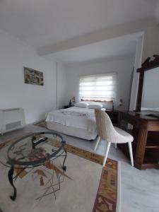 Postel nebo postele na pokoji v ubytování Jasmin Apart Otel