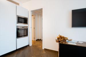 Dapur atau dapur kecil di Frizzcafé Loft in Polignano a Mare