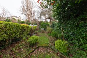 een tuin met groene struiken en een wandelpad bij Serene 2BD Home wGarden Newtown Little Dublin! in Rathgar