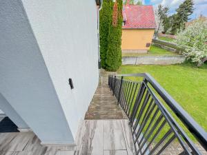 Vonkajšia záhrada v ubytovaní MIHI APARTMAN