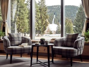 Posezení v ubytování Hotel Seehof Davos
