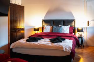 Ένα ή περισσότερα κρεβάτια σε δωμάτιο στο Hotel Sonnenalm Stuhleck