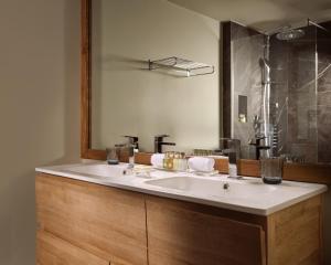 Koupelna v ubytování Hotel Seehof Davos