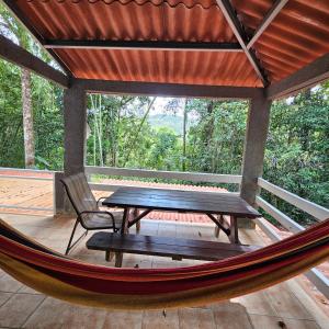 Balkón nebo terasa v ubytování OLP Treehouse Cerro Azul