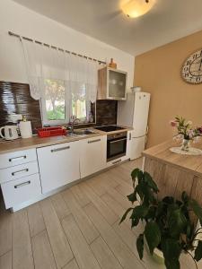 Kuchyň nebo kuchyňský kout v ubytování Apartment Marija