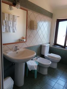 Ett badrum på Villa Hirschen