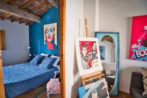 Coin salon dans l'établissement Chambre d'Hôte vue exepitonnelle