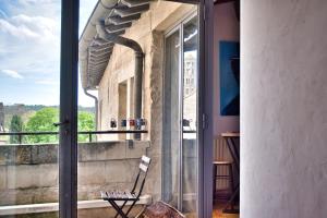 Balcon ou terrasse dans l'établissement Chambre d'Hôte vue exepitonnelle
