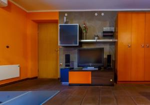 TV a/nebo společenská místnost v ubytování STUDIO APARTMAN MEMORY