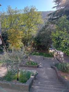 Zahrada ubytování Luna Apartman