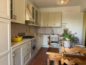 Dapur atau dapur kecil di Montebello, Cuore Toscano