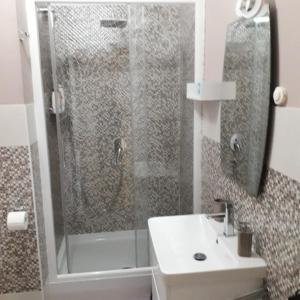 Koupelna v ubytování B&B I Tre Sensi