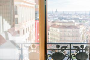 Balkón nebo terasa v ubytování Hostal Gran Via 44
