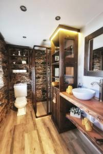 Kúpeľňa v ubytovaní O Lar de Alba