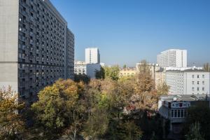 Výhľad na mesto Varšava alebo výhľad na mesto priamo z apartmánu