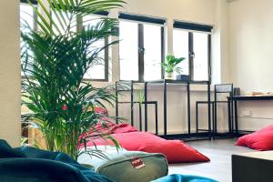 Zona de estar de Rucksack Inn Tyrwhitt Road