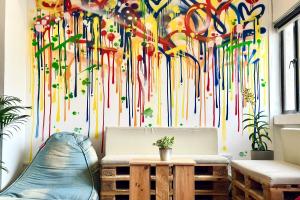 Zona de estar de Rucksack Inn Tyrwhitt Road