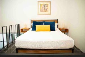 Postel nebo postele na pokoji v ubytování Beautiful loft in Colonia Americana