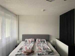Postel nebo postele na pokoji v ubytování Apartment Aqualonnähe