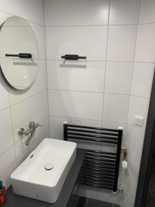 Koupelna v ubytování Apartment Aqualonnähe