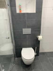 Koupelna v ubytování Apartment Aqualonnähe