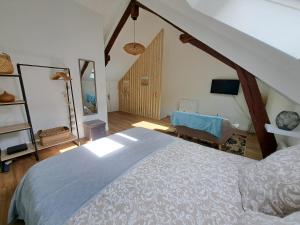 Ліжко або ліжка в номері L'Echappée Morétaine - Cœur de Moret