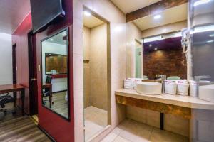 Koupelna v ubytování Hotel Rose Ensenada