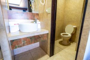 Koupelna v ubytování Hotel Rose Ensenada