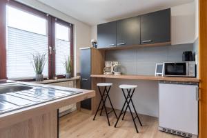 Η κουζίνα ή μικρή κουζίνα στο Lukas Haus Laffina