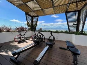 Phòng/tiện nghi tập thể dục tại Jemet - Moderno Apartamento Doble